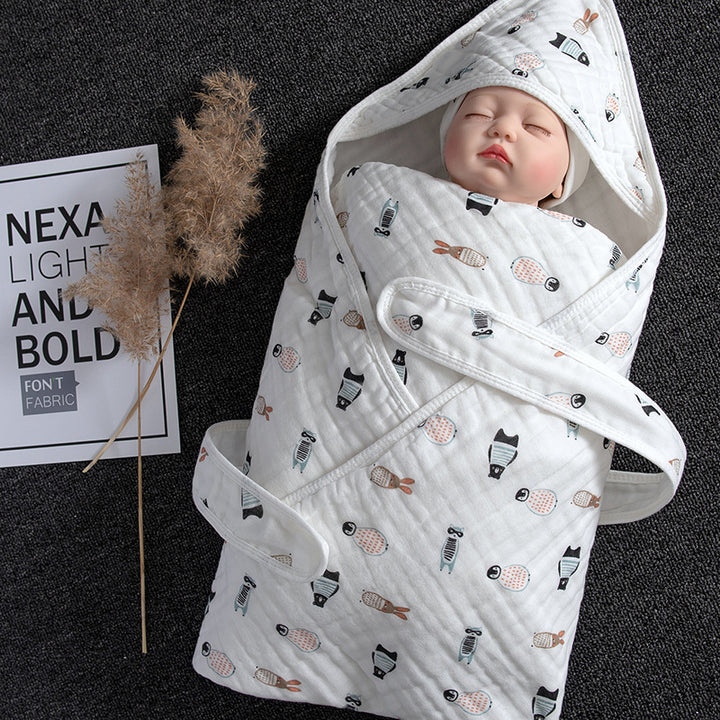 Cotton Baby Blanket Baby Blanket swaddling towel - Jener