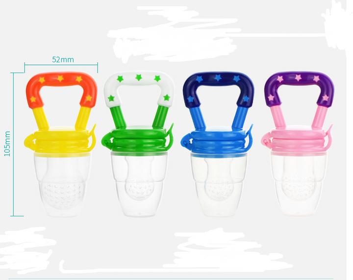 New Baby Silicone Pacifier, Encapsulated To Soothe Complementary Food Feeding Artifact - Jener