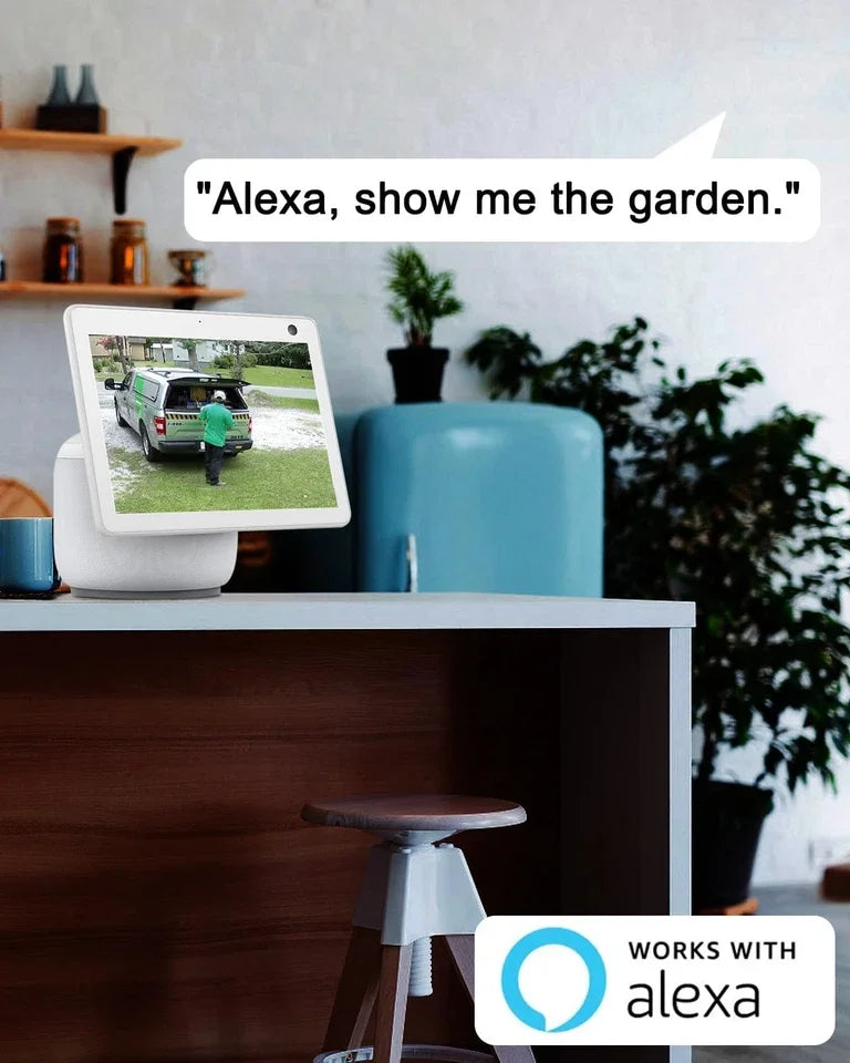 ANRAN 5MP Solar Camera Outdoor,Home Security Camera Wireless,2.4G WiFi,Color Night Vision,PIR Human Detection,IP65 Waterproof